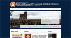 Desktop Screenshot of preetamprakashcollege.com